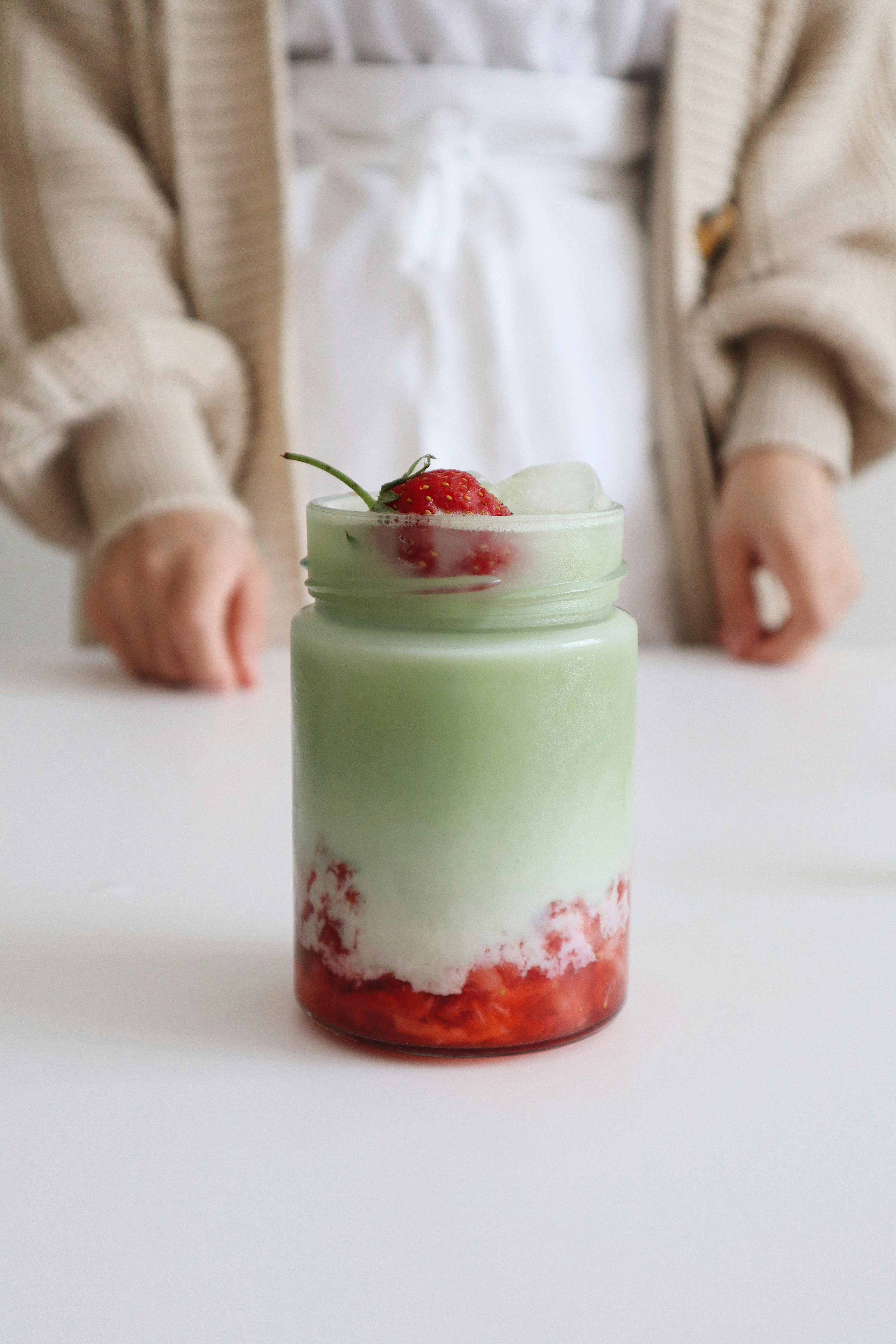 Strawberry Matcha Latte